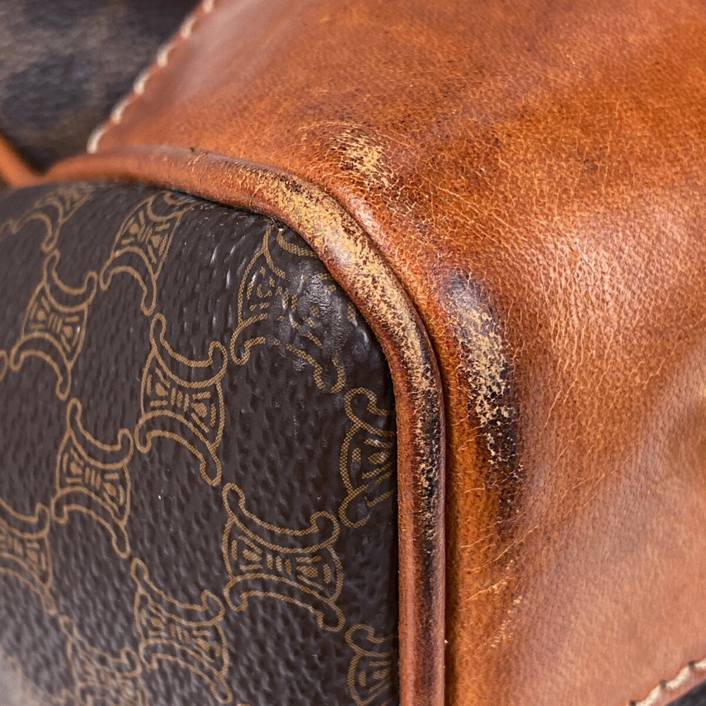 Celine Macadam Pattern Canvas Travel Business Han… - image 5